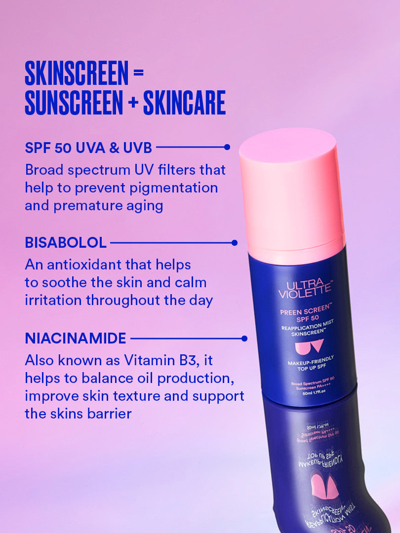 Preen Screen SPF 50 Reapplication Mist SKINSCREEN