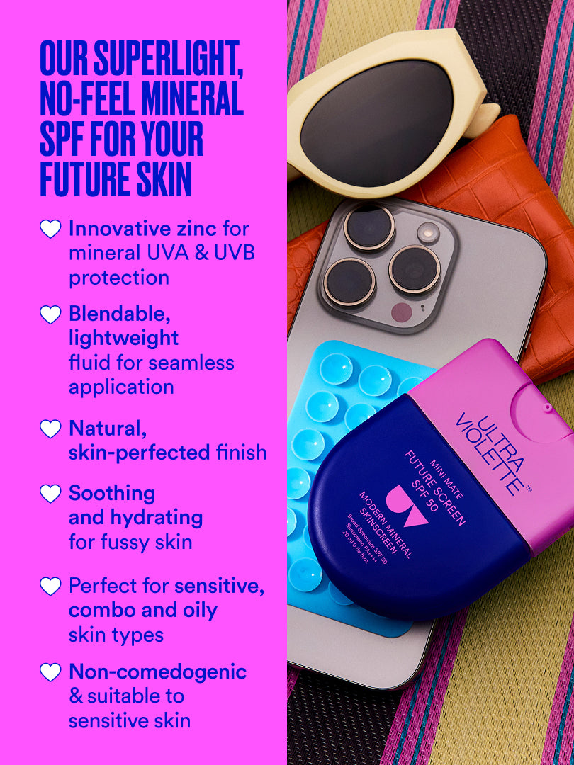 SPF Mini Mates SPF 50 Hydrating & Mineral Facial Sunscreen Set