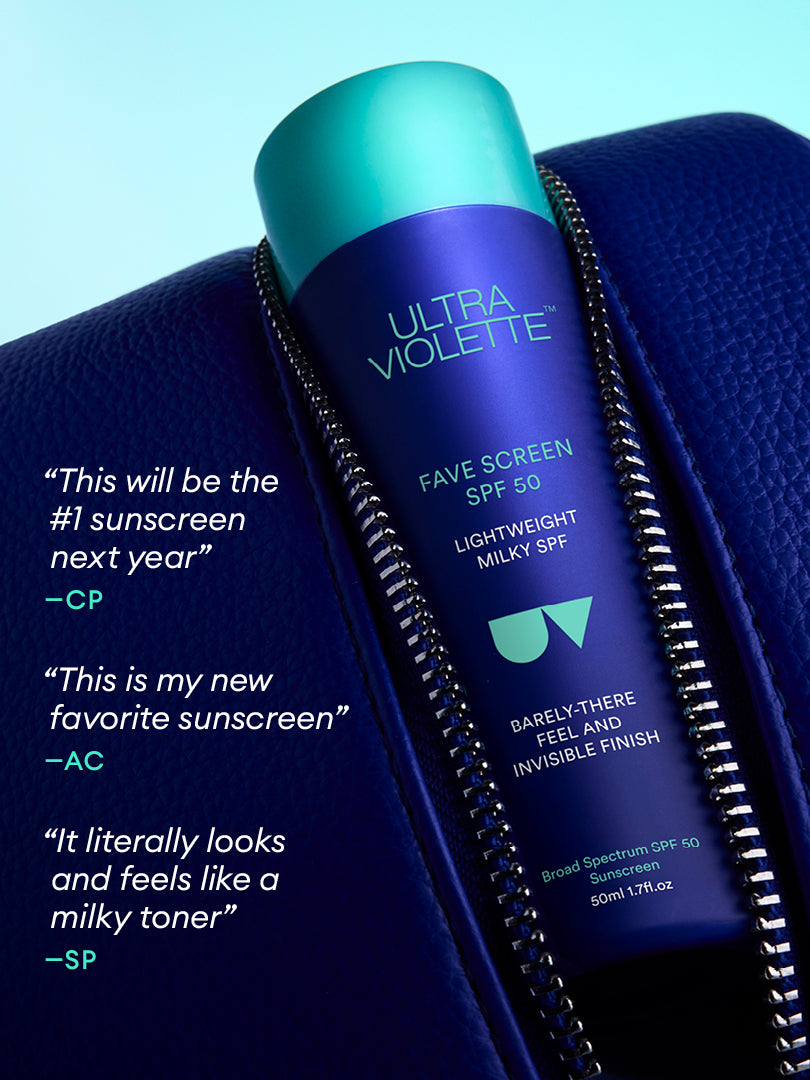 Fave Screen SPF 50 Lightweight Milky Face Sunscreen with Bemotrizinol 50ml