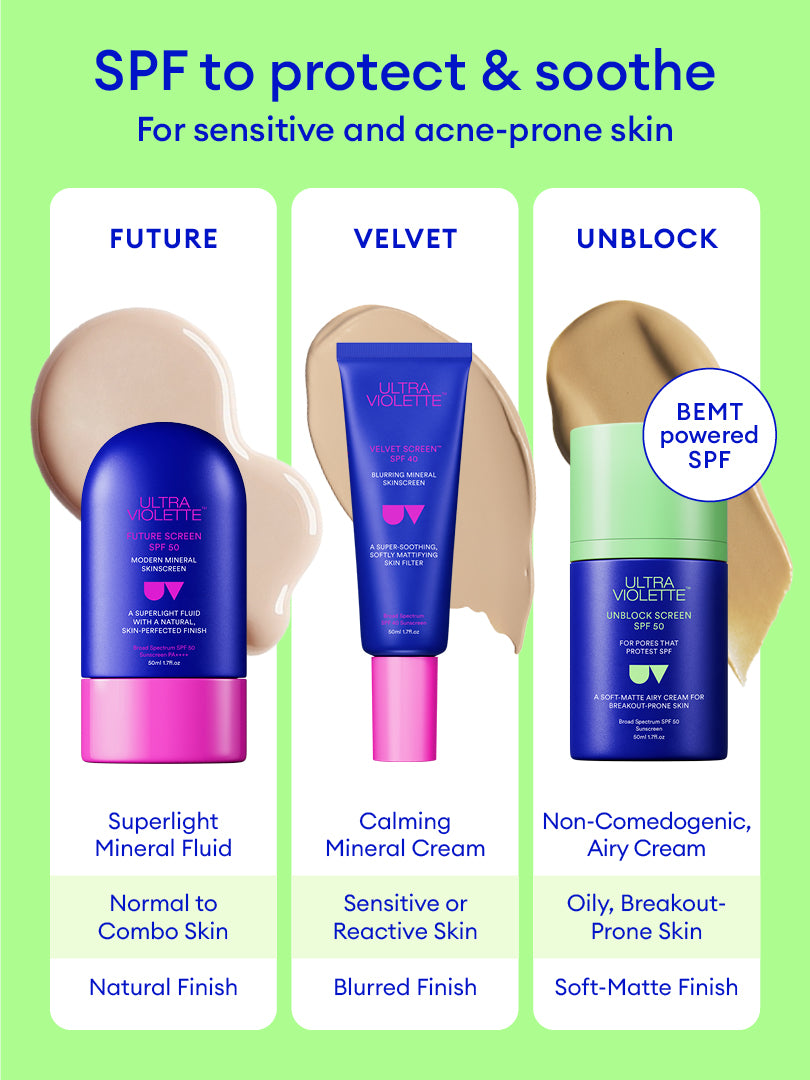 Unblock Screen SPF 50 Breakout-Friendly SKINSCREEN 50ml