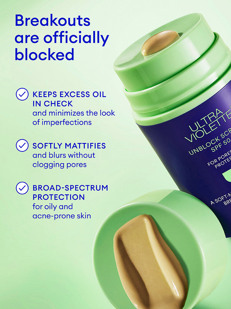 Unblock Screen SPF 50 Breakout-Friendly SKINSCREEN 50ml