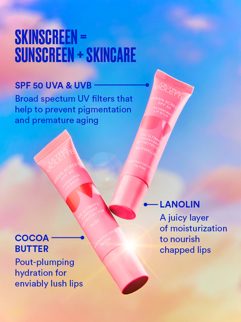 Sheen Screen SPF 50 Hydrating Lip Balm – Dusk
