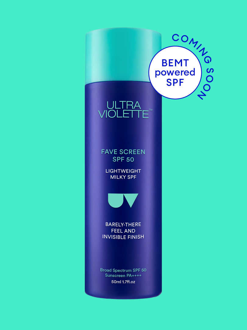 Fave Screen SPF 50 Lightweight Milky Face Sunscreen with Bemotrizinol 50ml