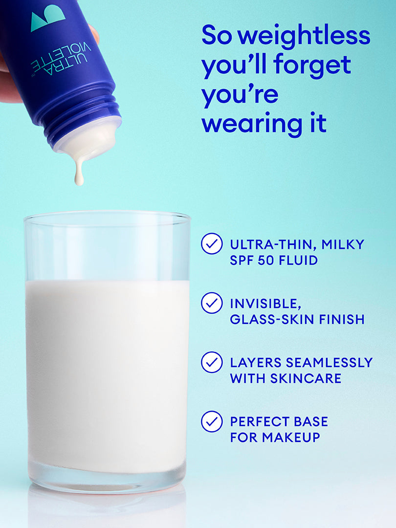 Fave Screen SPF 50 Lightweight Milky Face Sunscreen with Bemotrizinol 50ml