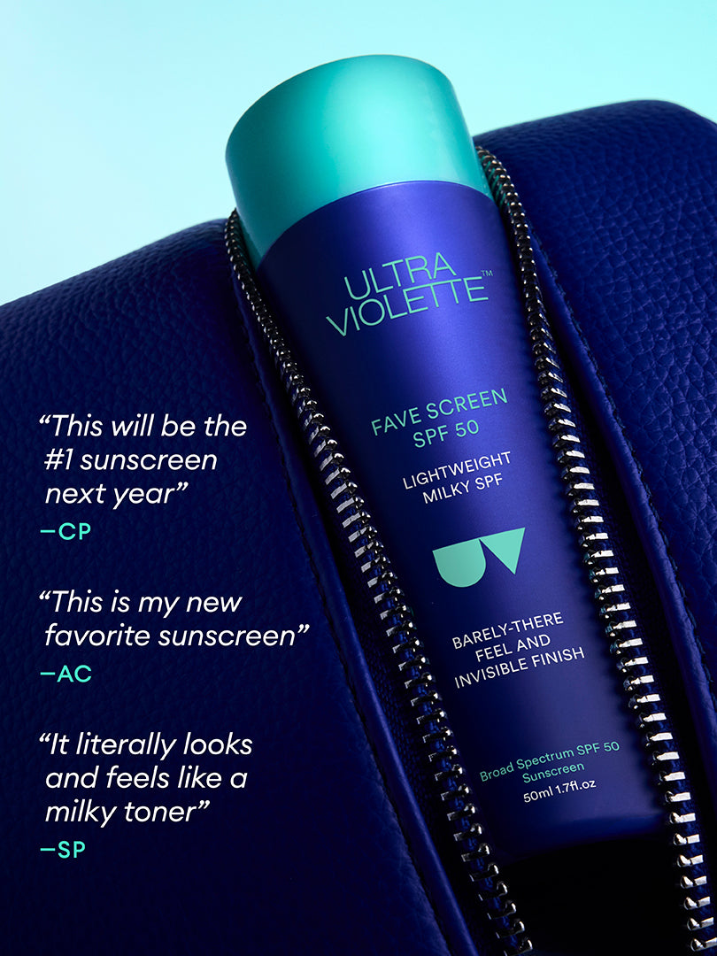 Fave Screen SPF 50 Lightweight Milky Face Sunscreen with Bemotrizinol 50ml